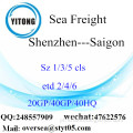 Shenzhen Port Sea Freight Shipping Para Saigon